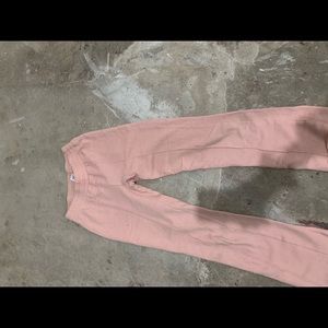 Pink sweatpants